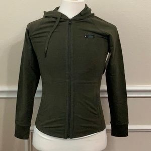 Black Diamond HERITAGE LOGO FULL ZIP HOODY-Olive